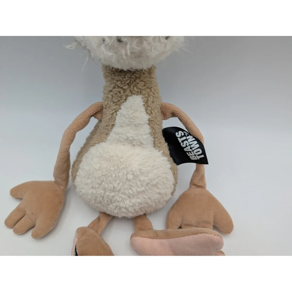 Sigikid Beasts Town Lazy Bunny Plush Tan Rabbit Long Ears 15 Inch Stuffed Animal